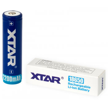 Xtar 18650  įkraunama baterija 2200 mAh