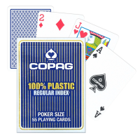 Copag 2 Corner žaidimo kortos (mėlynos)