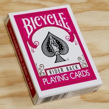 Bicycle Fuchsia Rider Back kortos