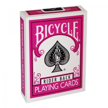 Bicycle Fuchsia Rider Back kortos