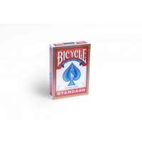 Bicycle Rider Standard pokerio kortos auksiniu apvadu (Raudonos)