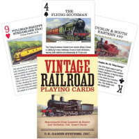 Vintage Railroad žaidimo kortos