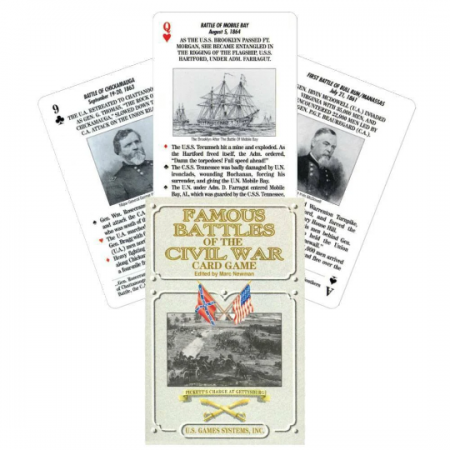 Famous Battles of the Civil War žaidimo kortos
