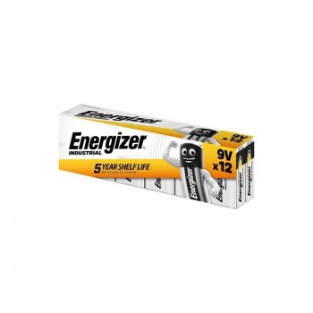 Energizer Industrial 9V Alkaline 6LR61 baterijos 12 vnt.