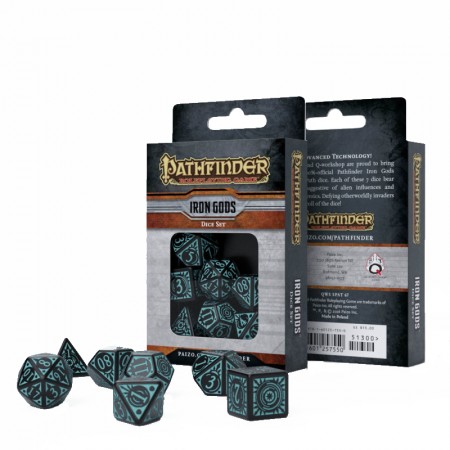Pathfinder Iron Gods RPG kauliukų rinkinys