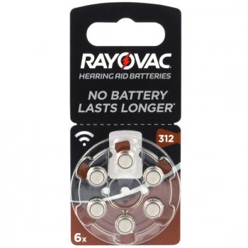 Rayovac Acoustic Special 312 baterijos klausos aparatams 60 vnt.