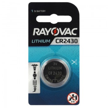 Rayovac CR2430 ličio baterijos 10 vnt.