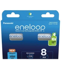 Panasonic Eneloop AA 2000mAh įkraunamos baterijos 8 vnt.