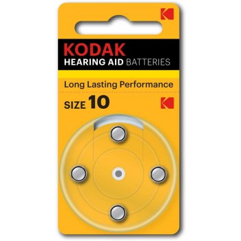 Kodak Long Lasting Performance 10 baterijos klausos aparatams 40 vnt.