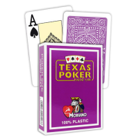 Modiano Texas Poker Hold Em Jumbo Index kortos (violetinės)