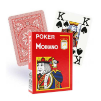 Poker Modiano žaidimų kortos (raudonos) 