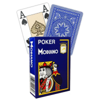 Poker žaidimų kortos (mėlynos) Modiano