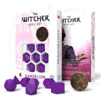 The Witcher Dandelion kauliukų rinkinys violetinės ir rožinės sp