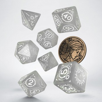 The Witcher Ciri kauliukų rinkinys miglos ir baltos sp