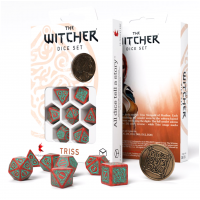 The Witcher Triss kauliukų rinkinys (raudonos ir turkio sp.)