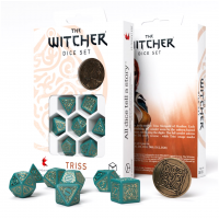 The Witcher Triss kauliukų rinkinys turkio ir auksinės sp