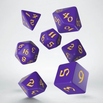 Classic Runic kauliukų rinkinys violetinės ir geltonos spalvos 