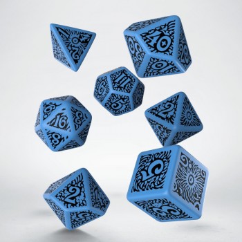 COC The Outer Gods Azathoth kauliukų rinkinys mėlynos ir juodos spalvos