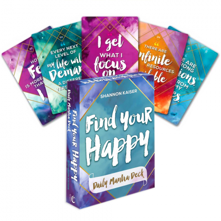 Find Your Happy - Daily Mantra kortos Beyond Words