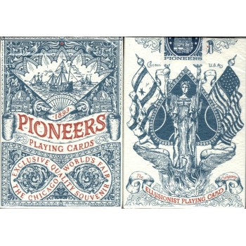 Pioneers mėlynos žaidimų kortos