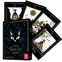 Golden Black Cat Tarot kortos AGM