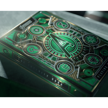 Avengers Green Edition The Infinity Saga Theory11 žaidimo kortos