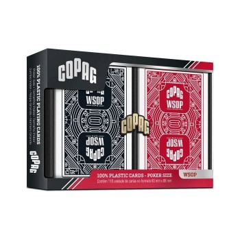 Copag Wsop Jumbo Index Double Plastic žaidimo kortos