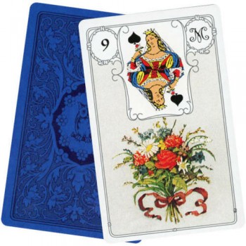 Lenormand Blue Owl Premium Edition kortos AGM