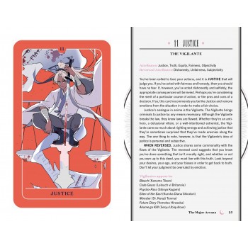 Anime Tarot kortos Simon Element