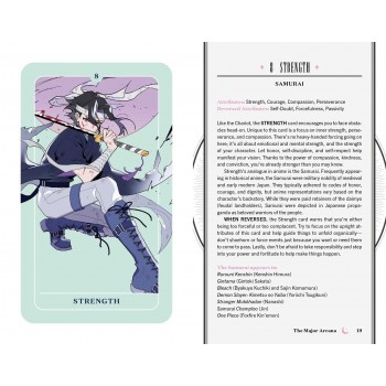 Anime Tarot kortos Simon Element