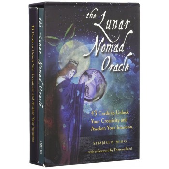 The Lunar Nomad Oracle kortų ir knygos rinkinys Weiser Books