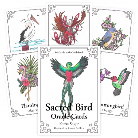 Sacred Bird Oracle kortos Animal Dreaming