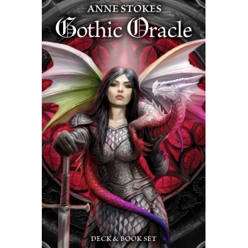 Anne Stokes Gothic Oracle Kortų ir knygos rinkinys US Games Systems