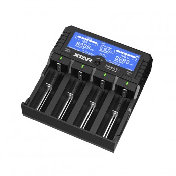 XTAR Dragon VP4L Plus Baterijų įkroviklis