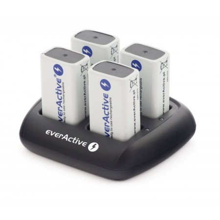 everActive NC-109 Smart 9V Baterijų įkroviklis