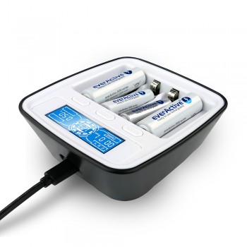 everActive NC-1000m intelligent Baterijų įkroviklis