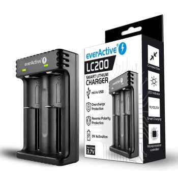 everActive LC-200 Smart Lithium Baterijų įkroviklis