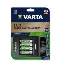 Varta LCD Ultra Fast Charger+ 57685 Baterijų įkroviklis