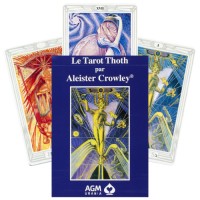 Le tarot thoth de luxe aleister crowley French edition deck Taro kortos AGM