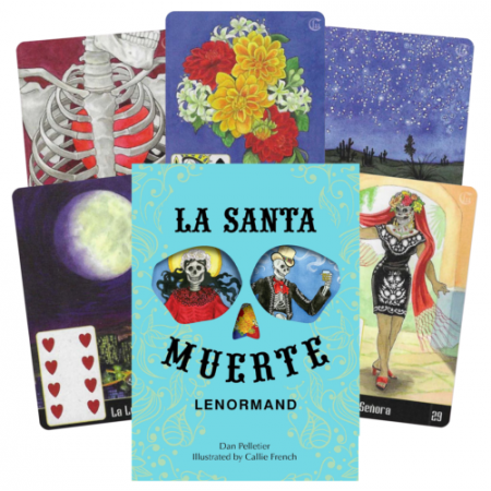 La Santa Muerte Lenormand Taro kortos Schiffer Publishing