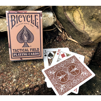 Bicycle Tactical Field brown žaidimų kortos