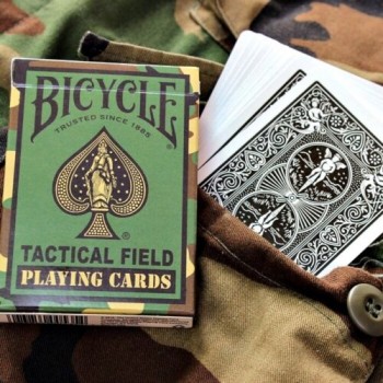 Bicycle Tactical Field green žaidimų kortos