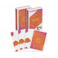 Bicycle Neon Orange Cardistry kortos