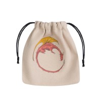 Dragon kauliukų maišelis (Smėlio su spalvotais motyvais)