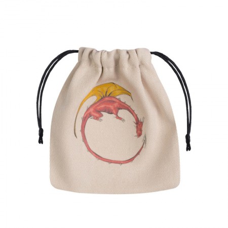 Dragon kauliukų maišelis (Smėlio su spalvotais motyvais)