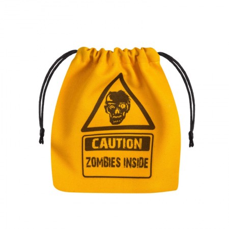 Zombie kauliukų maišelis Geltonos ir juodos sp