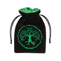 Forest Velour kauliukų maišelis juoda ir žalia sp