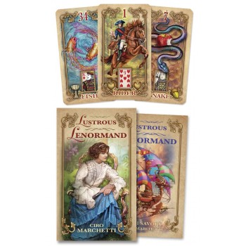 Lustrous Lenormand Oracle kortos Llewellyn