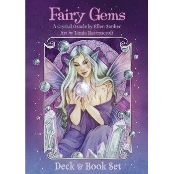 Fairy Gems a crystal Oracle kortų ir knygos rinkinys US Games Systems