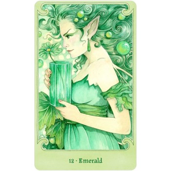 Fairy Gems a crystal Oracle kortų ir knygos rinkinys US Games Systems
